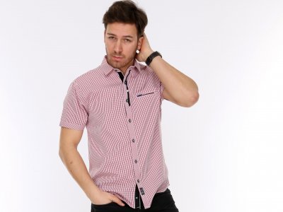 New Stylish Design Long Sleeve Checkered Slim Fit Men's Shirts
