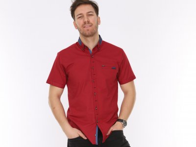 Rawlucci New Stylish Design Long Sleeve Poplin Plaid Slim Fit Men's Shirts
